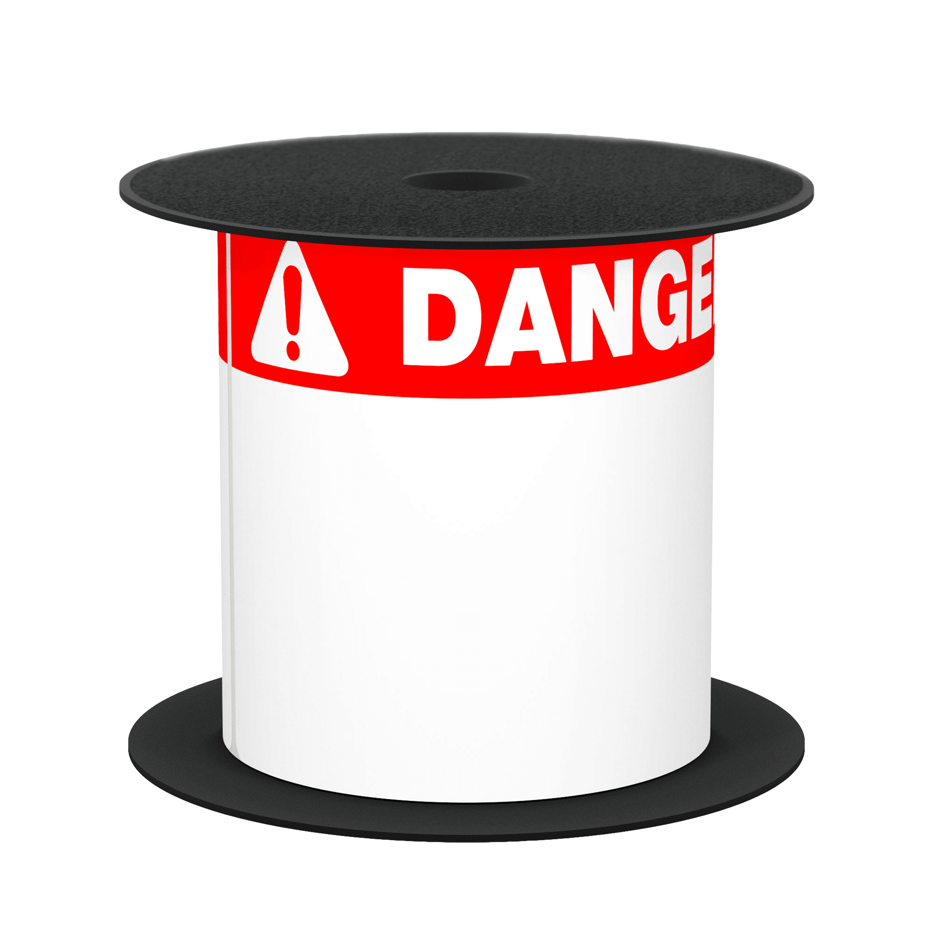 BMSLT35DANGB 3in ANSI / OSHA Red Danger Polyester Labels